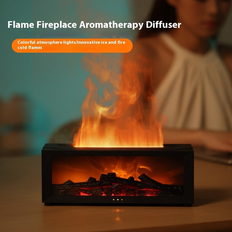 3D Flame Glow Humidifier
