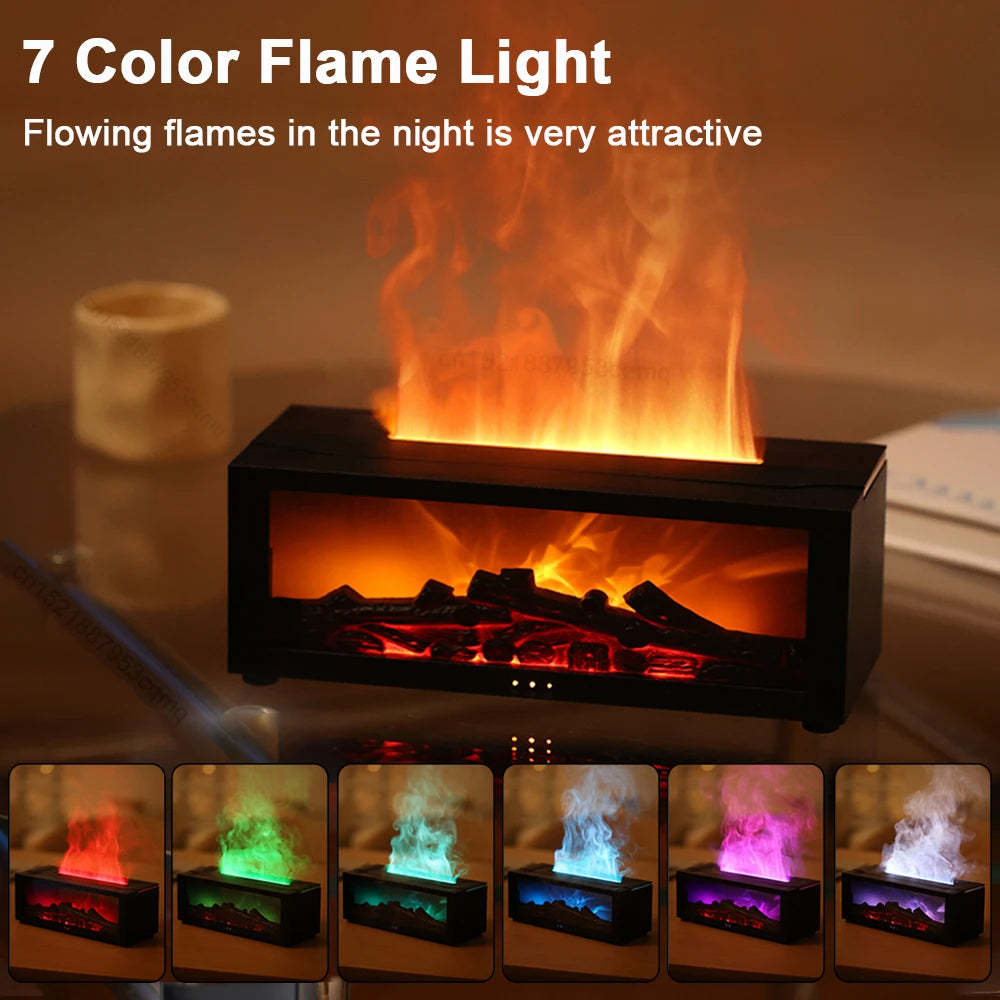 3D Flame Glow Humidifier