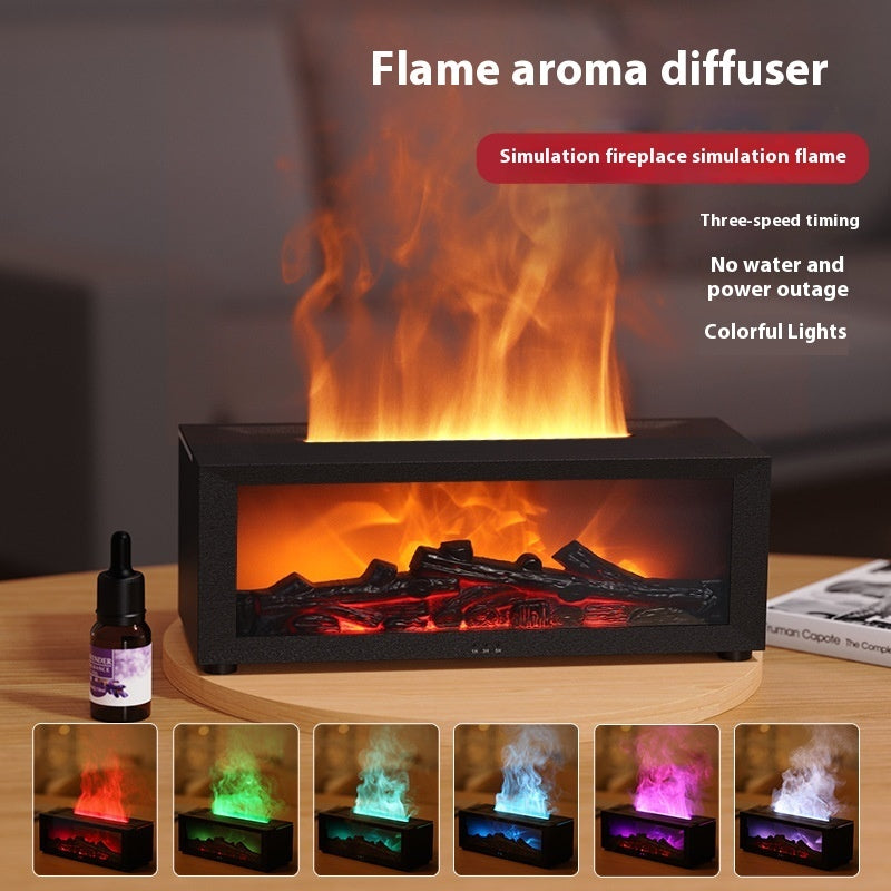 3D Flame Glow Humidifier